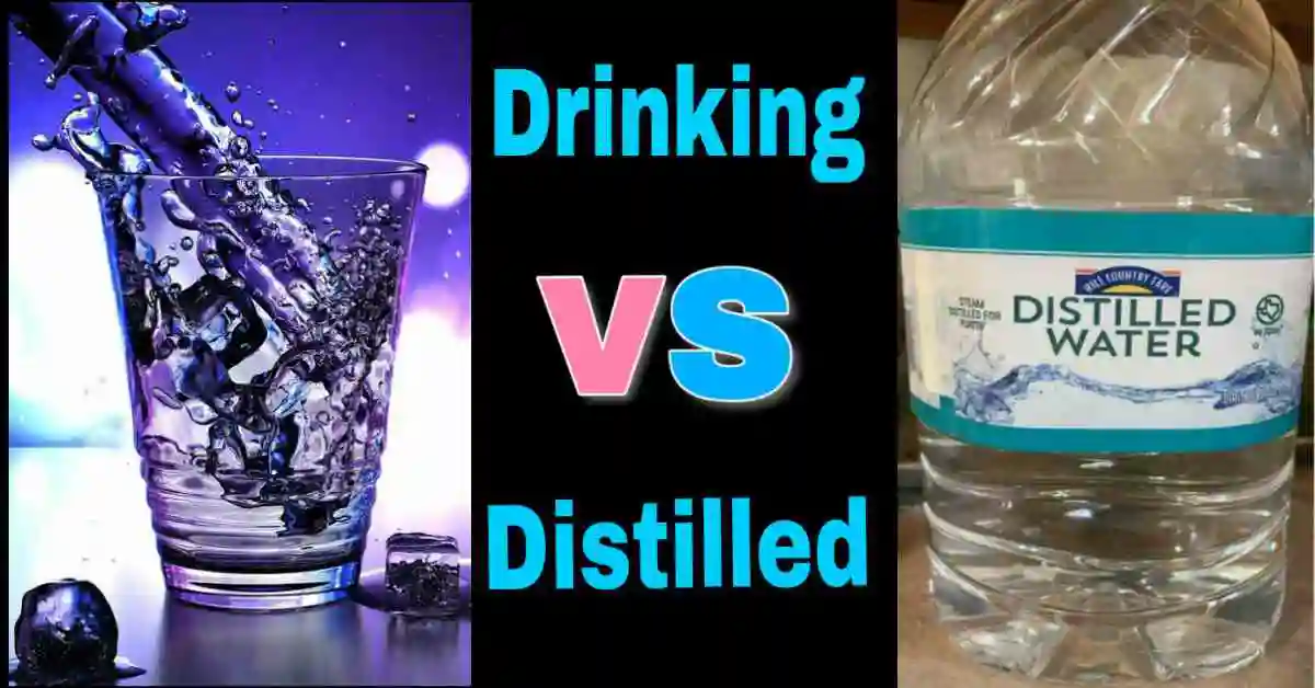 What's The Difference Between Drinking Water And Distilled Water ...