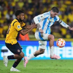 Argentina Tumbang di Quito, Ekuador Menang Dramatis 1-0
