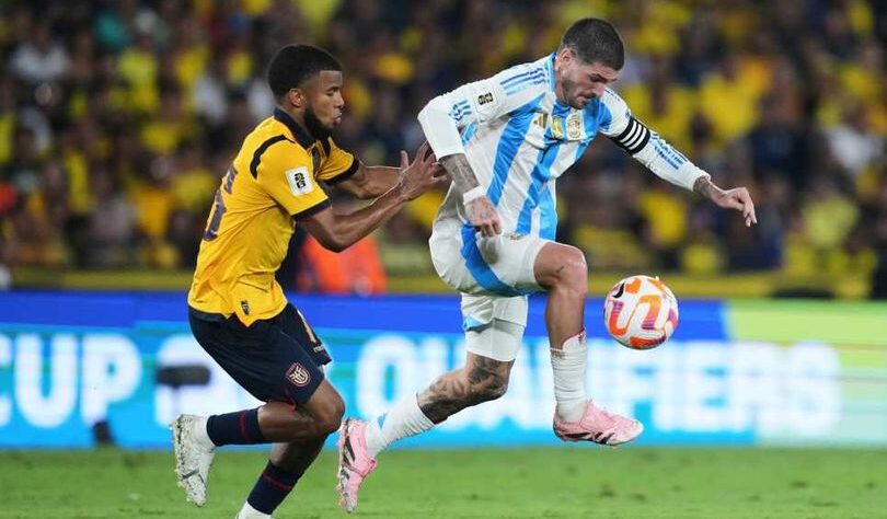 Argentina Tumbang di Quito, Ekuador Menang Dramatis 1-0